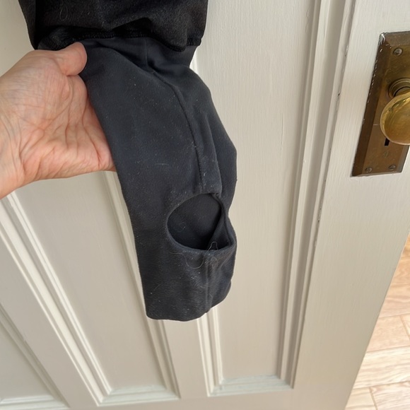 Super rare Pilates foldable lulu grey pleated pant - Picture 5 of 7